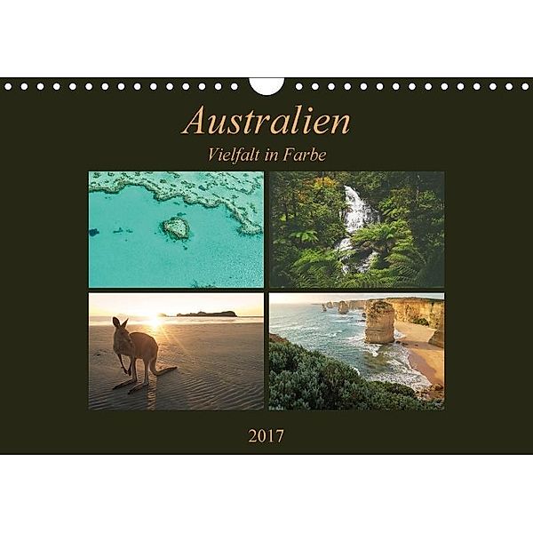 Australien - Farbige Vielfalt / Ch-Version (Wandkalender 2017 DIN A4 quer), Martin Wasilewski