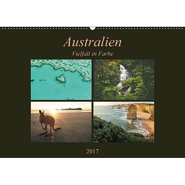 Australien - Farbige Vielfalt / Ch-Version (Wandkalender 2017 DIN A2 quer), Martin Wasilewski