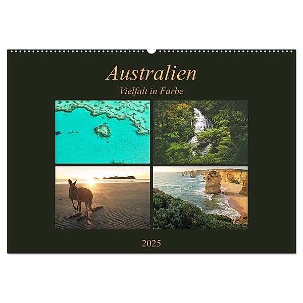 Australien - Farbige Vielfalt (Wandkalender 2025 DIN A2 quer), CALVENDO Monatskalender, Calvendo, Martin Wasilewski