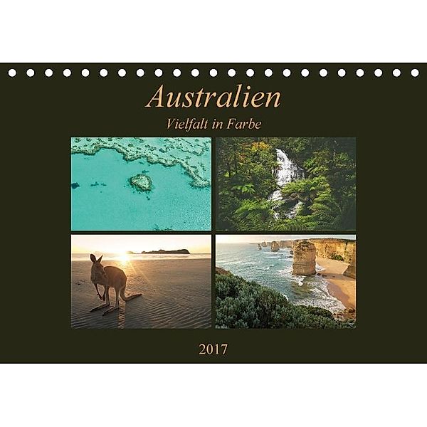Australien - Farbige VielfaltCH-Version (Tischkalender 2017 DIN A5 quer), Martin Wasilewski