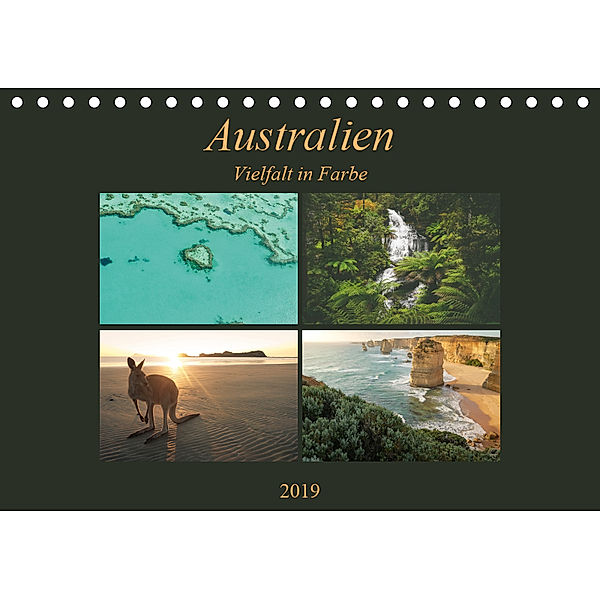 Australien - Farbige VielfaltCH-Version (Tischkalender 2019 DIN A5 quer), Martin Wasilewski