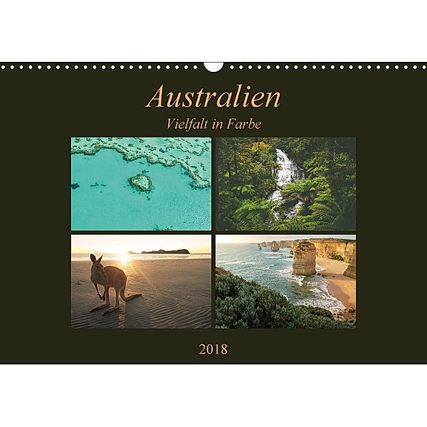 Australien - Farbige VielfaltCH-Version (Wandkalender 2018 DIN A3 quer), Martin Wasilewski