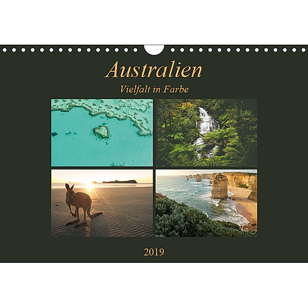 Australien - Farbige VielfaltCH-Version (Wandkalender 2019 DIN A4 quer), Martin Wasilewski