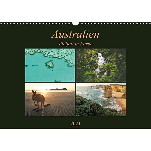 Australien - Farbige VielfaltCH-Version (Wandkalender 2021 DIN A3 quer), Martin Wasilewski