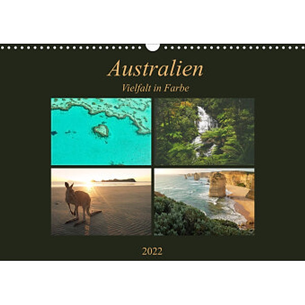 Australien - Farbige VielfaltCH-Version  (Wandkalender 2022 DIN A3 quer), Martin Wasilewski