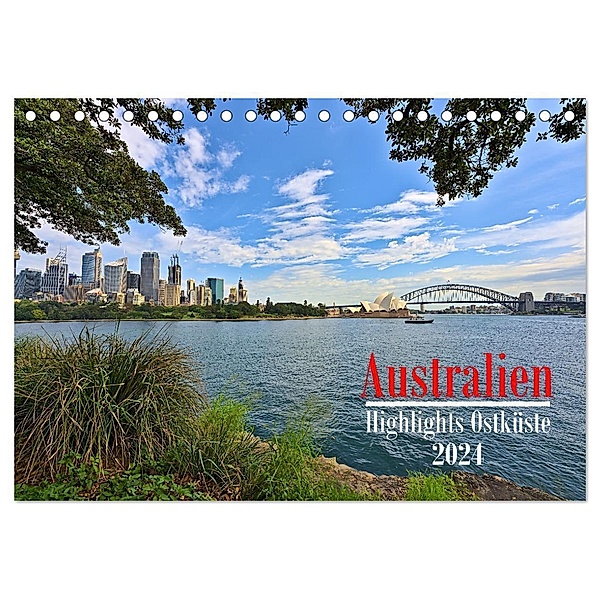 Australien - Highlights Ostküste (Tischkalender 2024 DIN A5 quer), CALVENDO Monatskalender, Mathias Calabotta