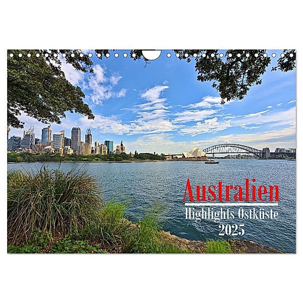 Australien - Highlights Ostküste (Wandkalender 2025 DIN A4 quer), CALVENDO Monatskalender, Calvendo, Mathias Calabotta