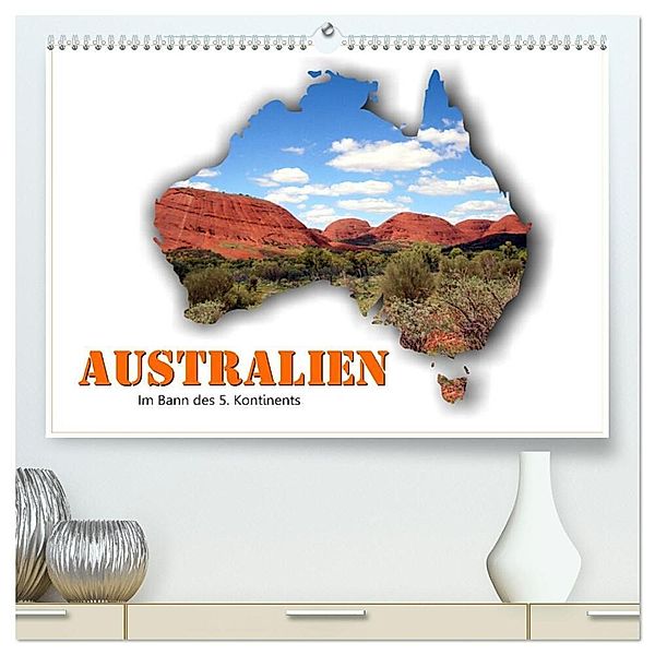 Australien - Im Bann des 5. Kontinents (hochwertiger Premium Wandkalender 2025 DIN A2 quer), Kunstdruck in Hochglanz, Calvendo, Dirk Stamm