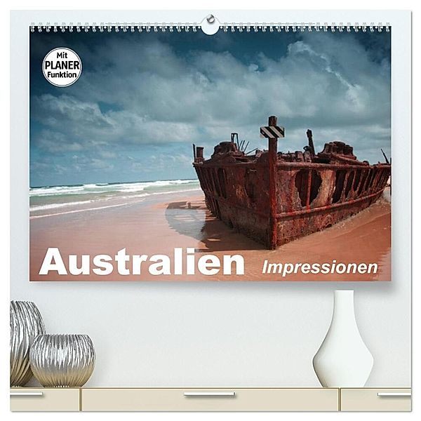 Australien. Impressionen (hochwertiger Premium Wandkalender 2024 DIN A2 quer), Kunstdruck in Hochglanz, Elisabeth Stanzer