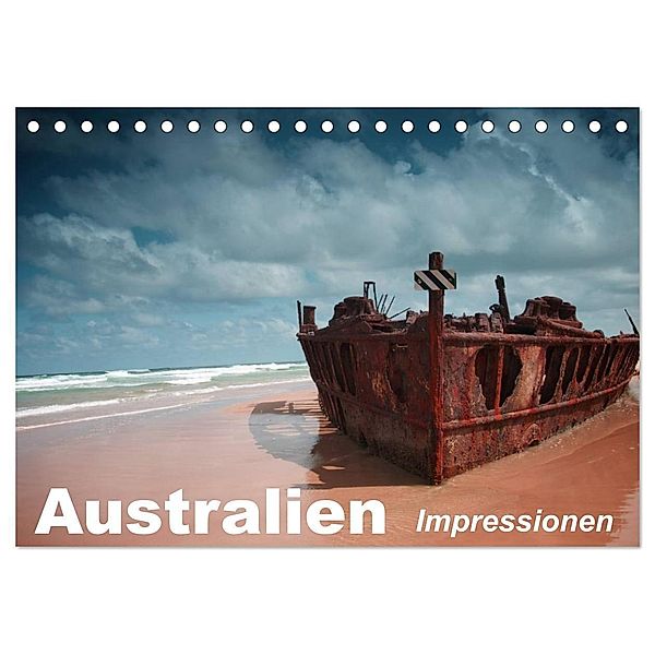 Australien - Impressionen (Tischkalender 2024 DIN A5 quer), CALVENDO Monatskalender, Elisabeth Stanzer