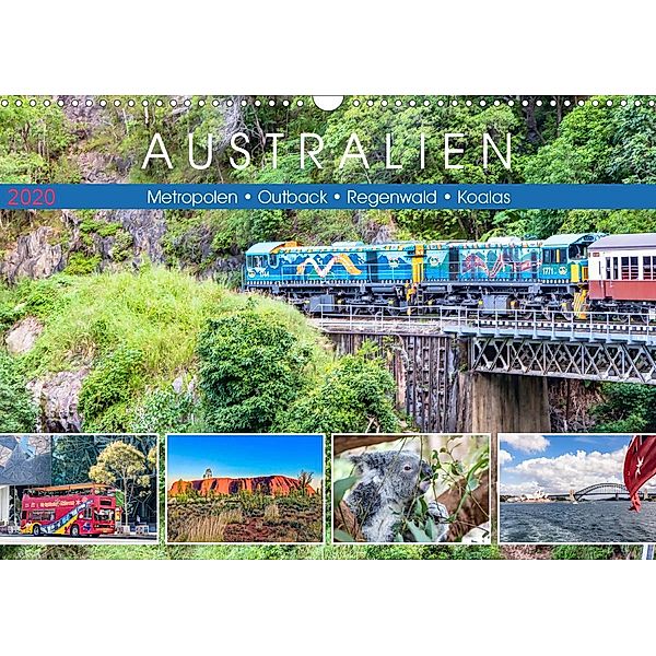 Australien - Metropolen - Outback - Regenwald - Koalas (Wandkalender 2020 DIN A3 quer), Dieter Meyer