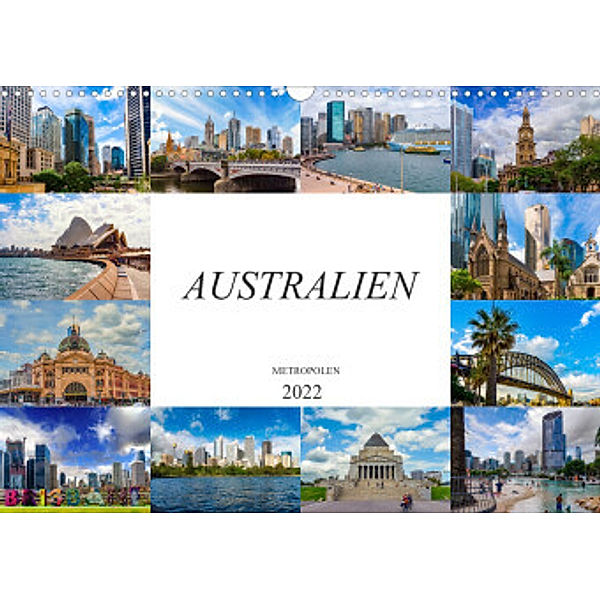 Australien Metropolen (Wandkalender 2022 DIN A3 quer), Dirk Meutzner