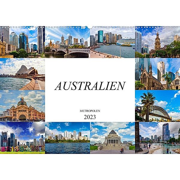 Australien Metropolen (Wandkalender 2023 DIN A2 quer), Dirk Meutzner
