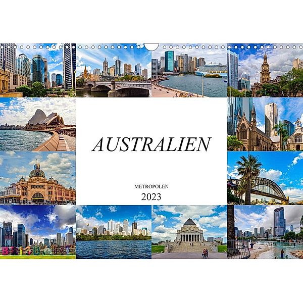 Australien Metropolen (Wandkalender 2023 DIN A3 quer), Dirk Meutzner