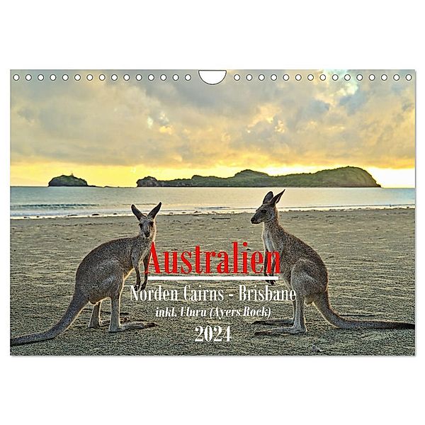Australien - Norden Cairns-Brisbane (Wandkalender 2024 DIN A4 quer), CALVENDO Monatskalender, Mathias Calabotta