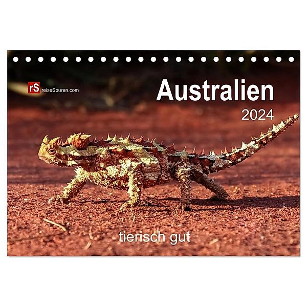 Australien tierisch gut 2024 (Tischkalender 2024 DIN A5 quer), CALVENDO Monatskalender, Uwe Bergwitz