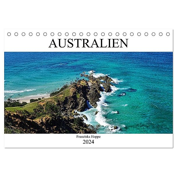 Australien (Tischkalender 2024 DIN A5 quer), CALVENDO Monatskalender, Franziska Hoppe