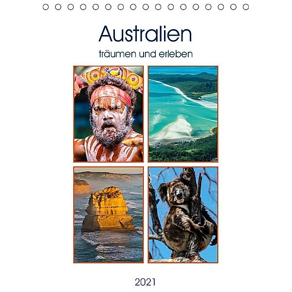 Australien träumen und erleben (Tischkalender 2021 DIN A5 hoch), Anke Fietzek