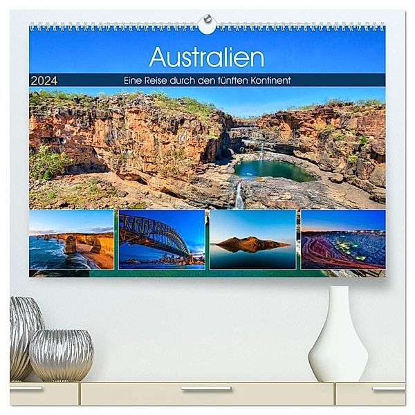 Australien - Travel The Gravel (hochwertiger Premium Wandkalender 2024 DIN A2 quer), Kunstdruck in Hochglanz, Martin Sandrock
