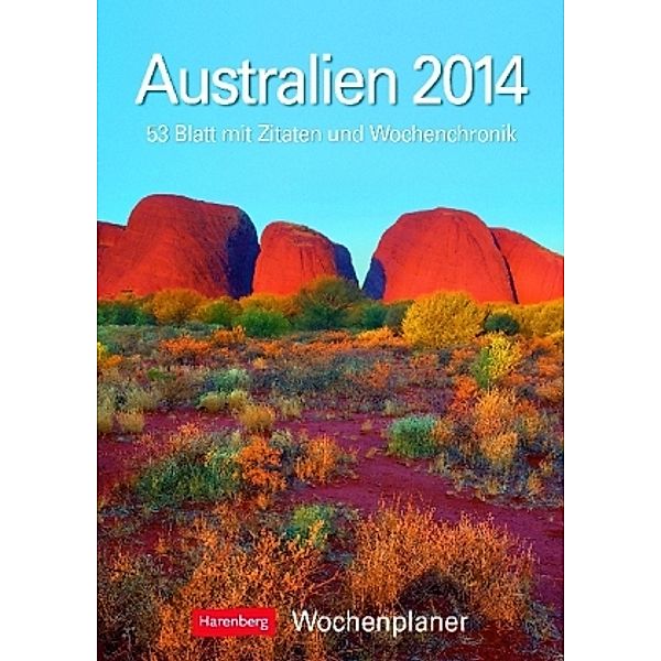 Australien, Wochenplaner  2014