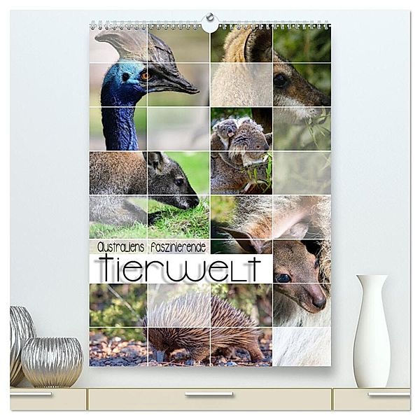 Australiens faszinierende Tierwelt (hochwertiger Premium Wandkalender 2024 DIN A2 hoch), Kunstdruck in Hochglanz, Renate Utz