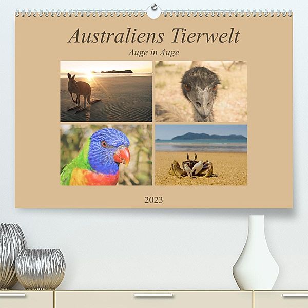 Australiens Tierwelt - Auge in Auge (Premium, hochwertiger DIN A2 Wandkalender 2023, Kunstdruck in Hochglanz), Martin Wasilewski