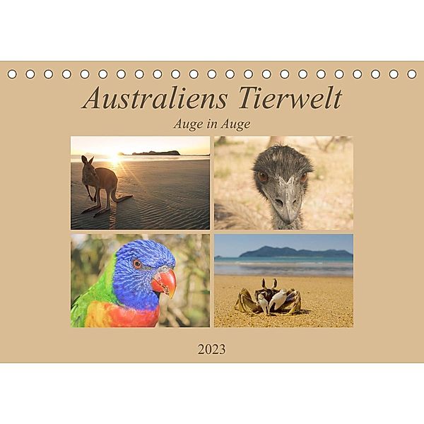Australiens Tierwelt - Auge in Auge (Tischkalender 2023 DIN A5 quer), Martin Wasilewski