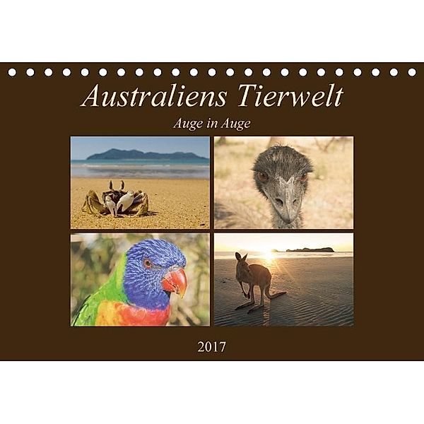 Australiens Tierwelt - Auge in AugeAT-Version (Tischkalender 2017 DIN A5 quer), Martin Wasilewski