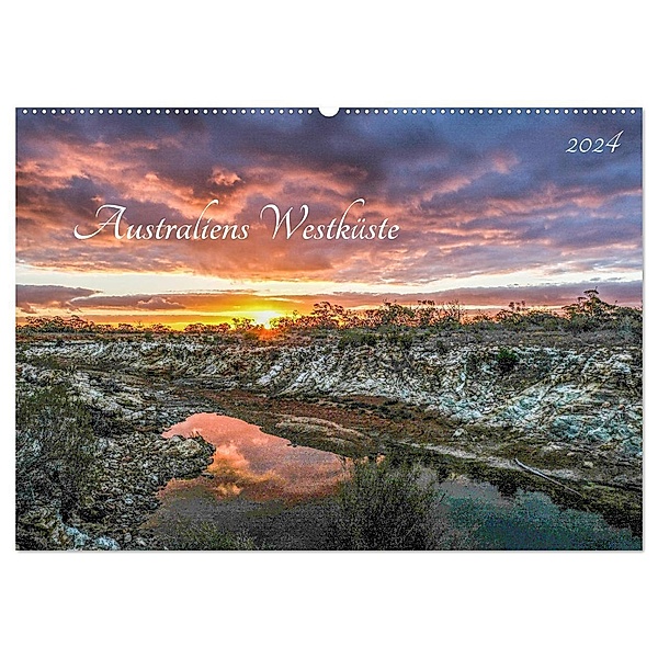 Australiens Westküste (Wandkalender 2024 DIN A2 quer), CALVENDO Monatskalender, Christina Fink
