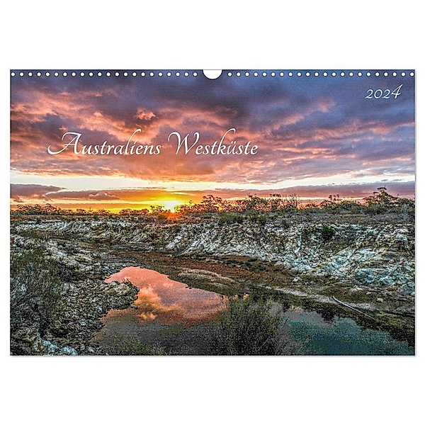 Australiens Westküste (Wandkalender 2024 DIN A3 quer), CALVENDO Monatskalender, Christina Fink