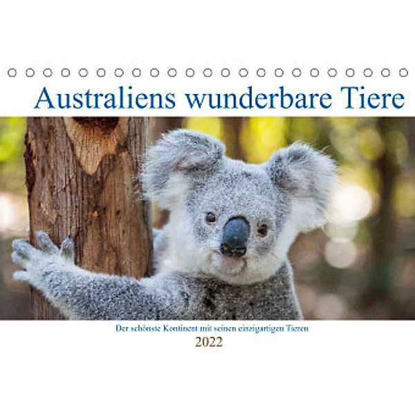 Australiens wunderbare Tiere (Tischkalender 2022 DIN A5 quer), Jiri Viehmann