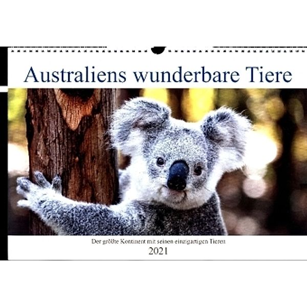 Australiens wunderbare Tiere (Wandkalender 2021 DIN A3 quer), Jiri Viehmann