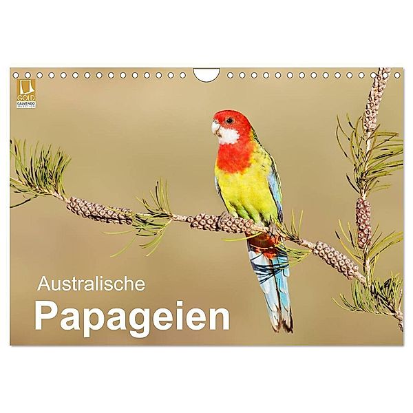 Australische Papageien (Wandkalender 2024 DIN A4 quer), CALVENDO Monatskalender, BIA - birdimagency