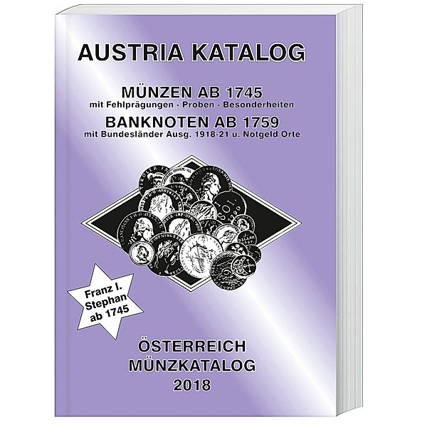 Austria Katalog Münzen Österreich 2018