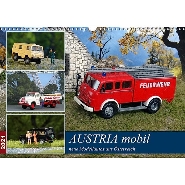 Austria mobil (Wandkalender 2021 DIN A3 quer), Klaus-Peter Huschka