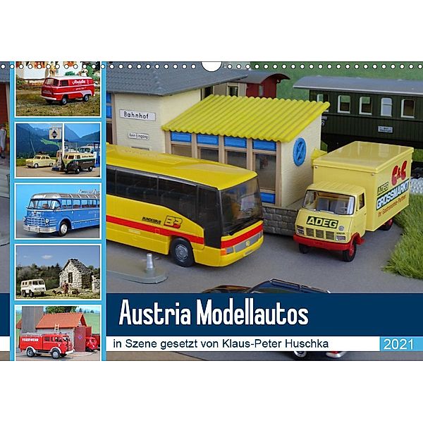 Austria Modellautos (Wandkalender 2021 DIN A3 quer), Klaus-Peter Huschka