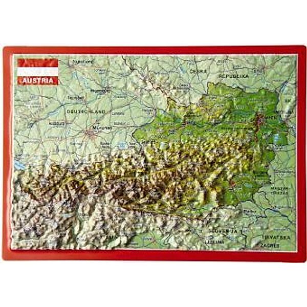 Austria. Österreich, Reliefpostkarte, André Markgraf, Mario Engelhardt