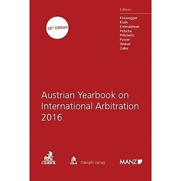 Austrian Yearbook on International Arbitration 2016