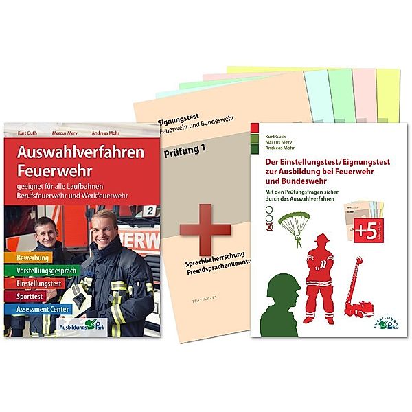 Auswahlverfahren und Einstellungstest Feuerwehr - alles in einem Paket, Kurt Guth, Marcus Mery, Andreas Mohr