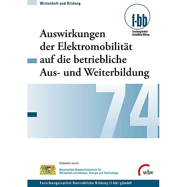 Auswirkungen der Elektromobilität auf die betriebliche Aus- und Weiterbildung / Wirtschaft und Bildung Bd.74