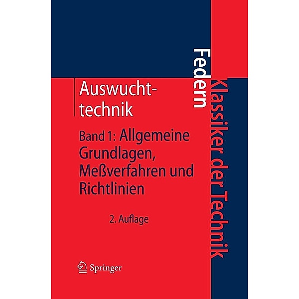 Auswuchttechnik / Klassiker der Technik, Klaus Federn