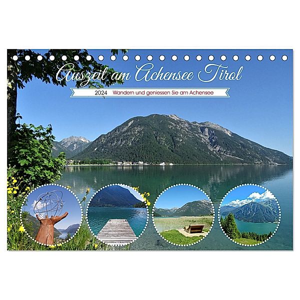 Auszeit am Achensee Tirol (Tischkalender 2024 DIN A5 quer), CALVENDO Monatskalender, Susan Michel