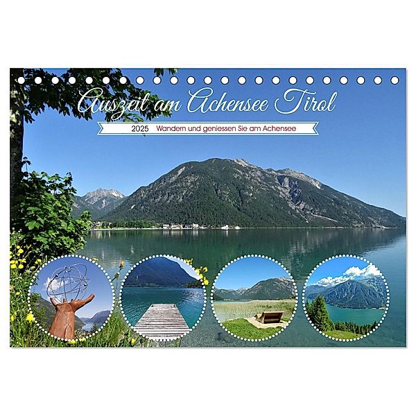 Auszeit am Achensee Tirol (Tischkalender 2025 DIN A5 quer), CALVENDO Monatskalender, Calvendo, Susan Michel