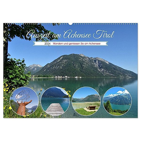 Auszeit am Achensee Tirol (Wandkalender 2024 DIN A2 quer), CALVENDO Monatskalender, Susan Michel