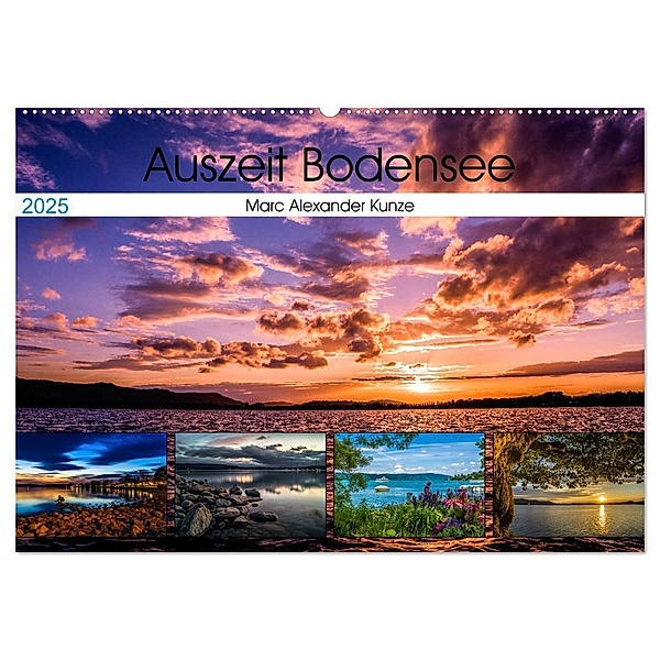 Auszeit Bodensee (Wandkalender 2025 DIN A2 quer), CALVENDO Monatskalender, Calvendo, Marc Alexander Kunze