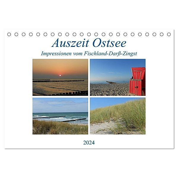 Auszeit Ostsee (Tischkalender 2024 DIN A5 quer), CALVENDO Monatskalender, Birgit Siegmund