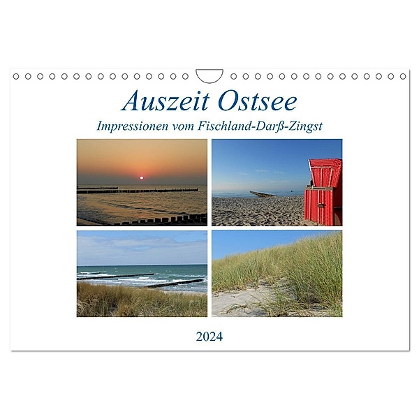 Auszeit Ostsee (Wandkalender 2024 DIN A4 quer), CALVENDO Monatskalender, Birgit Siegmund