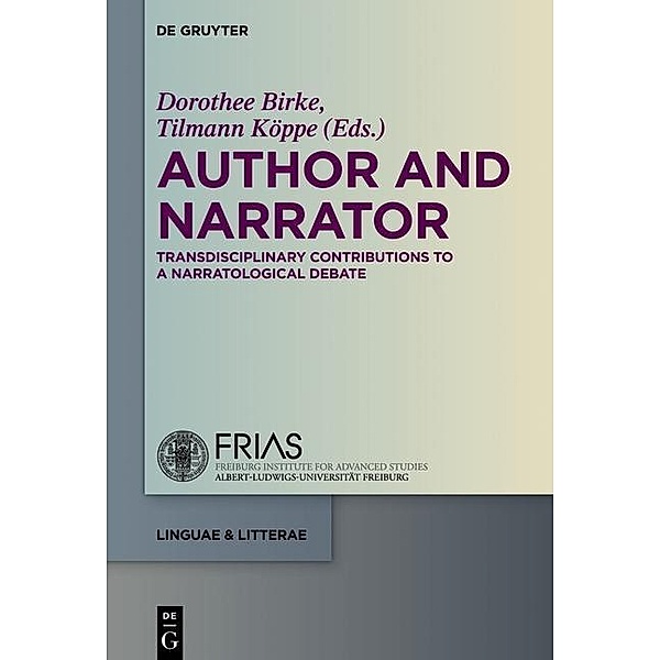 Author and Narrator / linguae & litterae Bd.48