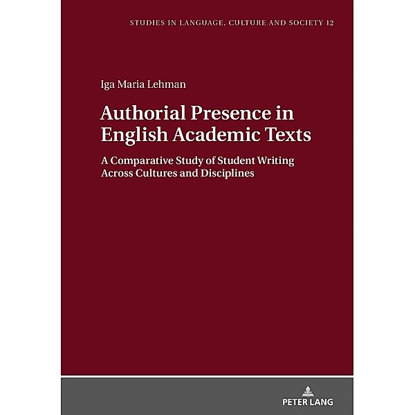 Authorial Presence in English Academic Texts, Lehman Iga Lehman