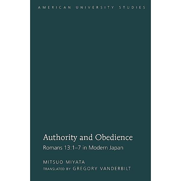 Authority and Obedience, Gregory Vanderbilt